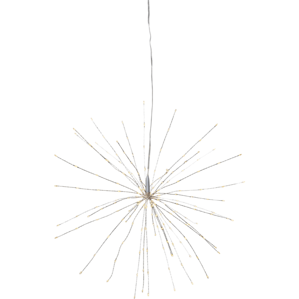 Inomhusdekoration Fyrverkeri | 45cm | silver [Star Trading] 501831 - 1