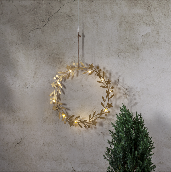 Inomhusdekoration Holiday | guld [Star Trading] 501824 - 2
