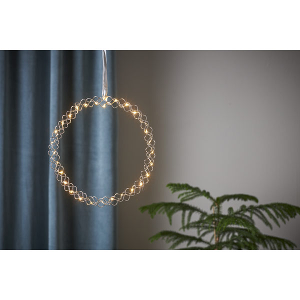 Inomhusdekoration Hoop | krom [Star Trading] 501833 - 2