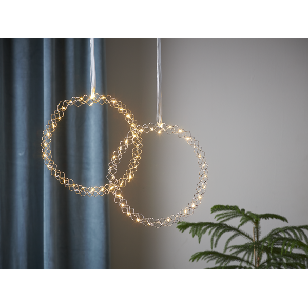 Inomhusdekoration Hoop | krom [Star Trading] 501833 - 3