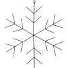 Inomhusdekoration Niva | snöflinga [Star Trading] 502319 - 3