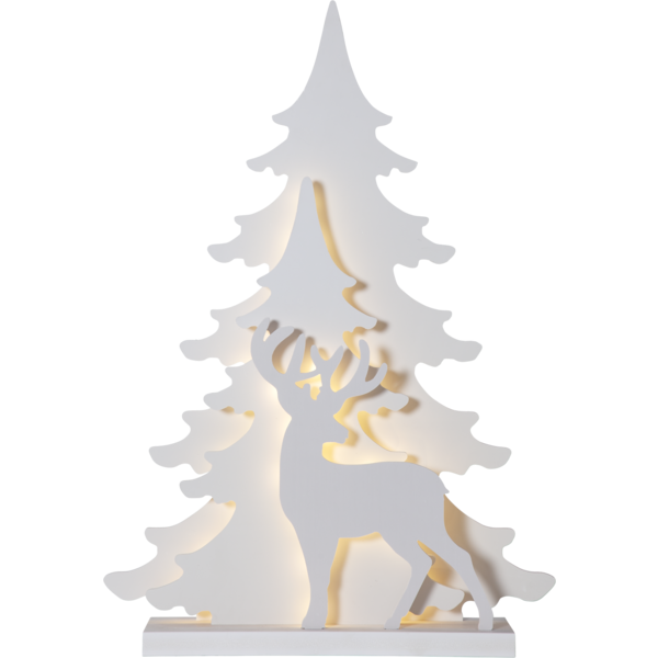 Juldekoration Grandy | 50x70cm | vit [Star Trading] 501865 - 1