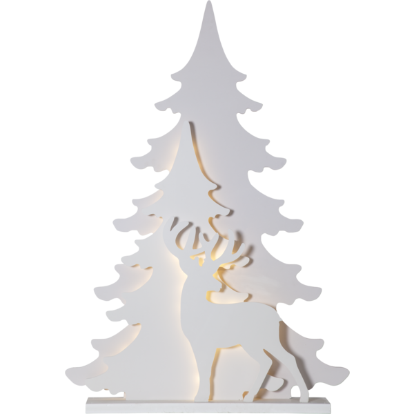 Juldekoration Grandy | 77x110cm | vit [Star Trading] 501864 - 1