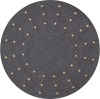 Julgransmatta Granne Ø80cm | grå [Star Trading] 501871 - 1