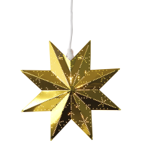 Julstjärna av mässing | 28cm | klassisk [Star Trading] 361358