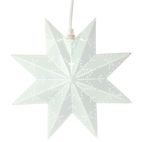 Julstjärna av metall | 28cm | klassisk [Star Trading] 500679 - 1