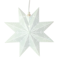 Julstjärna av metall | 28cm | klassisk [Star Trading] 500679
