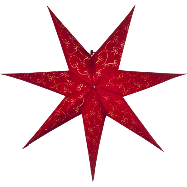 Julstjärna av papper | 63cm | röd [Star Trading] 361364 - 1
