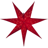 Julstjärna av papper | 63cm | röd [Star Trading] 361364