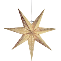 Julstjärna av papper Antique | 60cm | guld [Star Trading] 501857