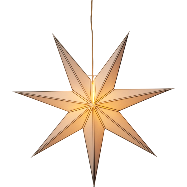 Julstjärna av papper Nicolas | 80cm | vit [Star Trading] 501854 - 1