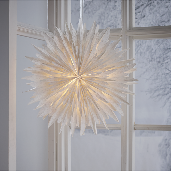 Julstjärna av papper Winter | 60cm | vit [Star Trading] 501852 - 2