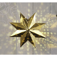 Julstjärna hängande (mässing) 28cm | [Star Trading] 361358