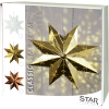 Julstjärna hängande (metall) 28cm | Classic koppar [Star Trading] 502435 - 3