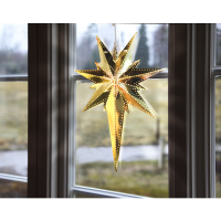 Julstjärna hängande (metall) 35cm | Betlehem mässing [Star Trading] 500680