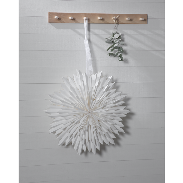 Julstjärna hängande (papper) 50cm | Ice Vit [Star Trading] 500682 - 4