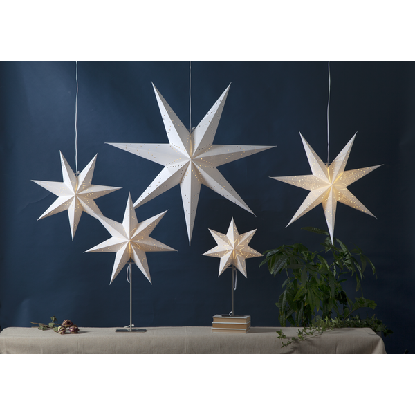Julstjärna hängande (papper) 54cm | Sensys Vit [Star Trading] 500685 - 4