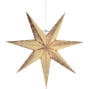 Julstjärna hängande (papper) 60cm | Antique guld [Star Trading]