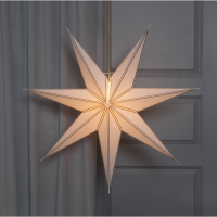 Julstjärna hängande (papper) 80cm | Nicolas vit [Star Trading] 501854