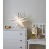 Julstjärna hängande (utomhusbruk) Alice 57cm | vit [Star Trading] 361371 - 5