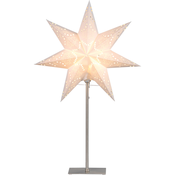 Julstjärna på fot | 55cm | Sensys Vit [Star Trading] 500687 - 1