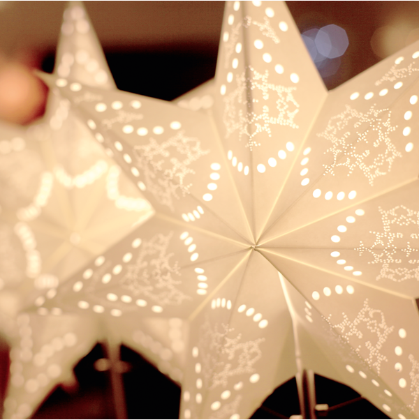 Julstjärna på fot | 55cm | Sensys Vit [Star Trading] 500687 - 2