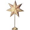Julstjärna på fot (papper) 55cm | Antique guld [Star Trading] 501859 - 1