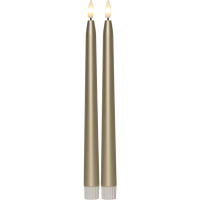 LED Antikljus Flamme | 28cm | Guld [Star Trading] 2st SE300000