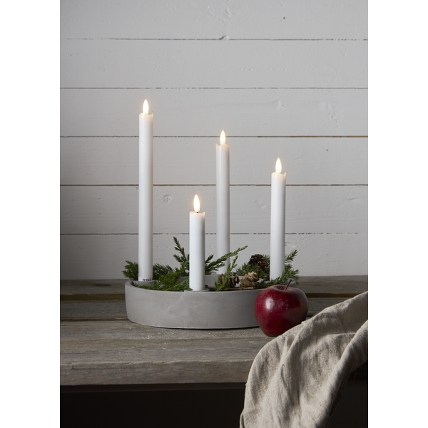 LED Antikljus Flamme | olika höjder | 4st [Star Trading] 500694 - 5
