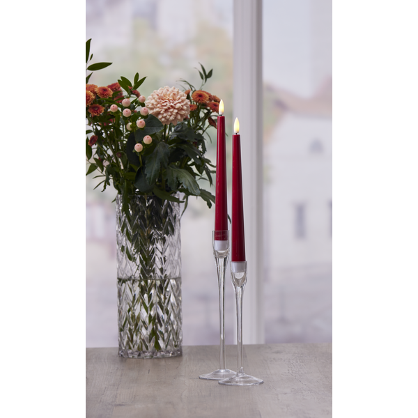 LED Antikljus Flamme Candy | 26cm | röd [Star Trading] 2st 502322 - 3