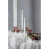 LED Antikljus Flamme Shine | 24.5cm | vit [Star Trading] 2st 501535 - 2