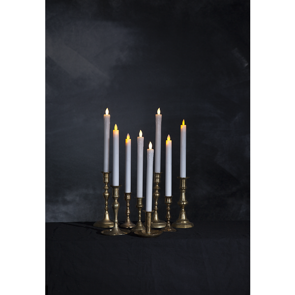 LED Antikljus Presse | 25cm | vit [Star Trading] 2st 361222 - 3