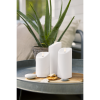 LED Blockljus Flamme | 	Ø7,5cm x 15cm | vit [Star Trading] 500696 - 3