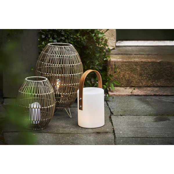 LED Blockljus Flamme | 15cm | vit [Star Trading] 500696 - 4
