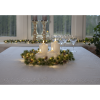 LED Blockljus Flamme | 17cm | vit [Star Trading] 500697 - 3