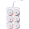 LED Blockljus Flamme Charge | 6st ljus + laddare [Star Trading] 502314 - 5