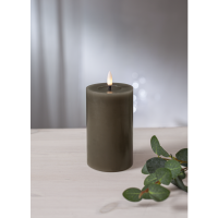 LED Blockljus Flamme Flow | Ø7,5cm x 15cm | mullvad [Star Trading] 362090