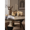 LED Blockljus Flamme Flow | 12.5cm | beige [Star Trading] 362083 - 3