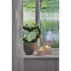 LED Blockljus Flamme Romb | 12,5cm | transparent [Star Trading] 501550 - 2