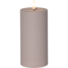 LED Blockljus Flamme Soft | 17.5cm | beige [Star Trading] 502325 - 1