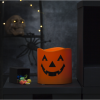 LED Blockljus Halloween | 15cm | Pumpa [Star Trading] 501576 - 2