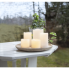 LED Blockljus Paul | Ø7,5-10cm x 7,5-15cm | vit [Star Trading] 5st 361414 - 3