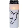 LED Gravljus Dove | 21cm | vit [Star Trading] 501716 - 1