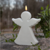 LED Gravljus Flamme Angel | 0.02W | 18cm | vit [Star Trading] 362094 - 2