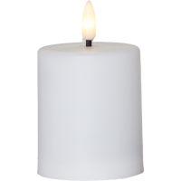LED Gravljus Flamme Paula 10cm | vit [Star Trading] 502433