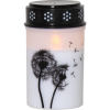 LED Gravljus Maskros | 12cm | vit [Star Trading] 501717 - 1