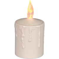 LED Gravljus Paula 11,5cm | beige [Star Trading] 361232