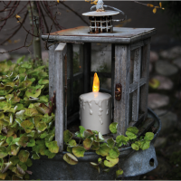 LED Gravljus Paula 11,5cm | beige [Star Trading] 361232