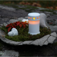 LED Gravljus Serene 12,5cm | vit [Star Trading] 361231