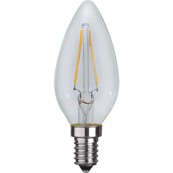 LED lampa E14 | C35 klar | 2700K | 1.5W [Star Trading] 361471 - 3